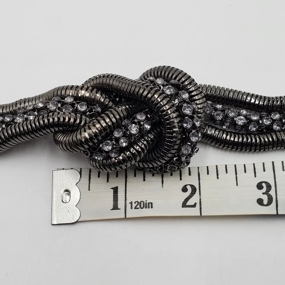 BCBGMaxAzria Knotted Rhinestone Belt - NWT